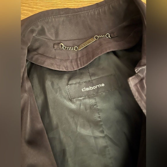 Claiborne Men's Black Coat, Vintage, Timeless Everyday Style - Picture 10 of 13